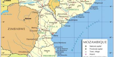 ماپوتو موزمبیق کا نقشہ