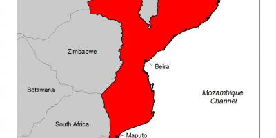 نقشہ کے موزمبیق ملیریا