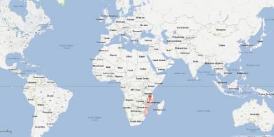 موزمبیق پر ایک دنیا کے نقشے
