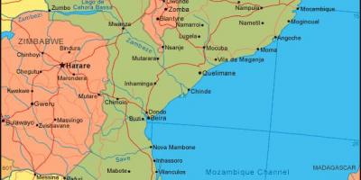 نقشہ کے موزمبیق ساحل
