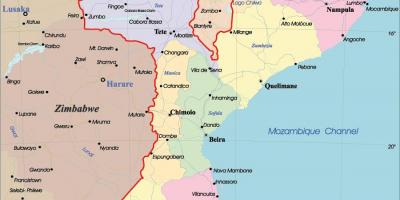 موزمبیق میں نقشہ